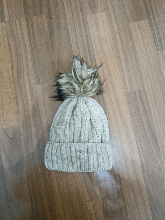 Căciulă Premium de Iarnă: 50% Lână, Căptușeală Integrală Fleece (Bej)