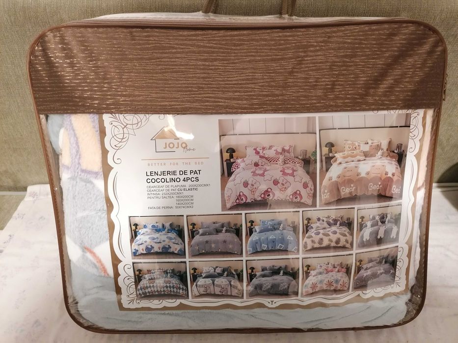 Doua seturi lenjerii de pat cocolino pentru copii