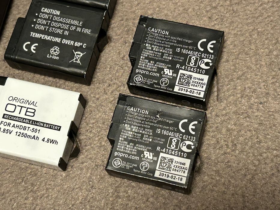 Incarcator Sabrent compatibil baterii Gopro 5 6 7 8 plus 5 baterii