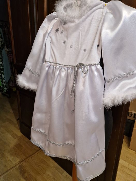 Rochiță serbare îngeraș, fulg de nea