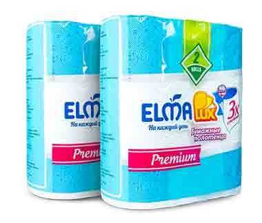 Elma Lux qog‘oz sochiqlari, 3 qavatli, 2 dona