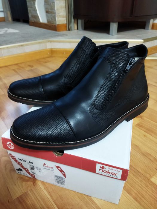 Ботинки Rieker (Германия),зима,кожа+овчина,оригинал,новые,р-р 43 и 44