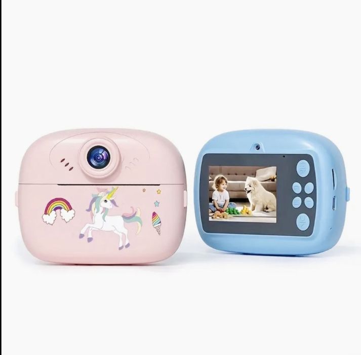 3 в 1 Детски фотоапарат с моментен термо печат