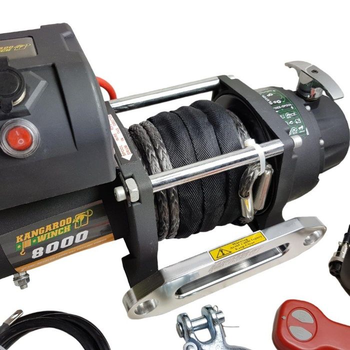 Лебедка KangaroWinch (PowerWinch) Compact снтетично въже 8000lb