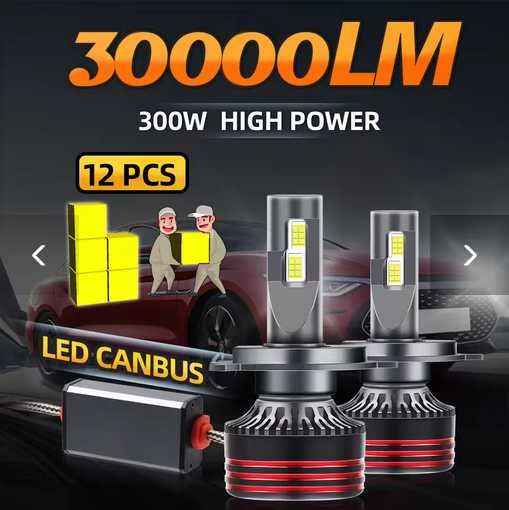 Висок клас LED крушки за основни фарове