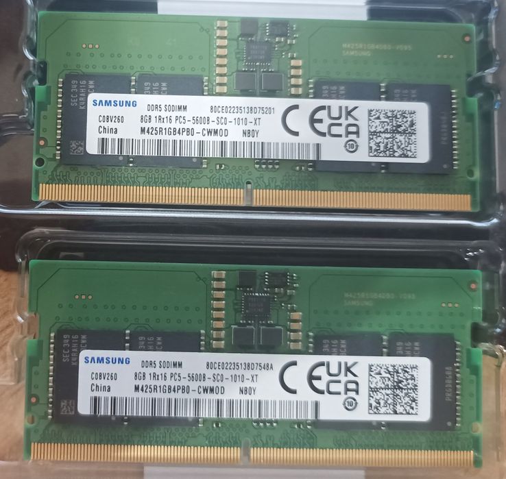 Samsung DDR5 SODIMM 8GB 5600Mhz