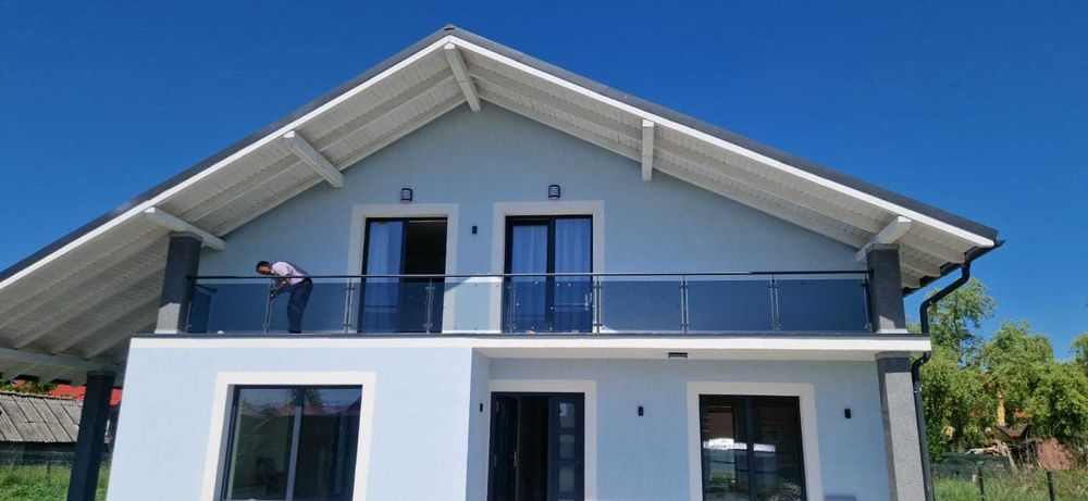 Balustrade din sticla, balustrsade din inox cu sticla ,sticla,inox