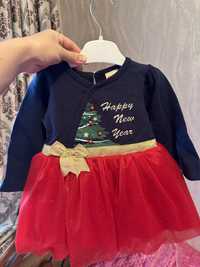 Новогоднее детское платье