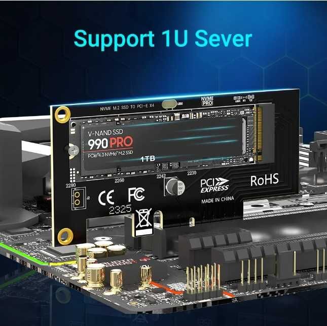 Адаптер  M.2 NVMe SSD PCI-E 4.0