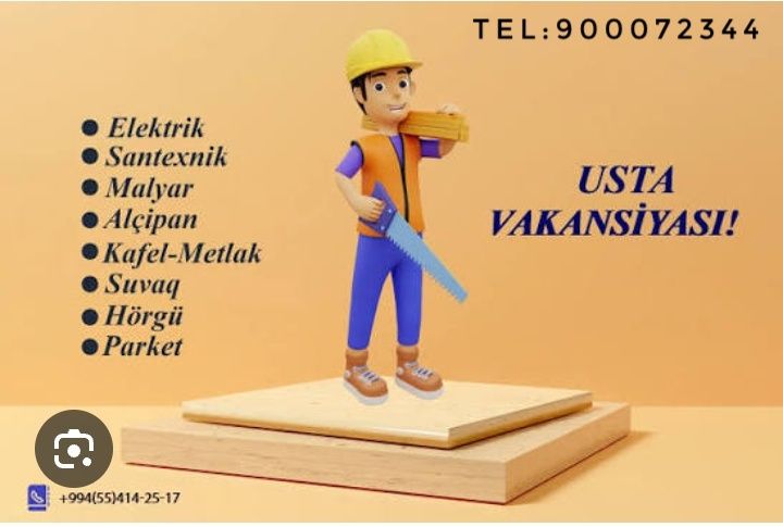 kunlik ishlar uy xoʻjaligida boʻlgan va usta qilamiz universal
