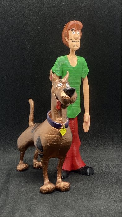 Figurina Shaggy si Scooby piese 3D