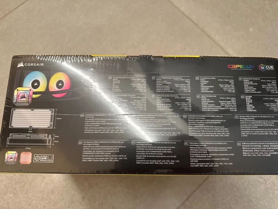 Cooler AIO Corsair H100i ELITE Capellix XT 240mm sigilat