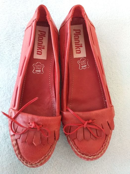 Mocasini piele nr 37 Planika