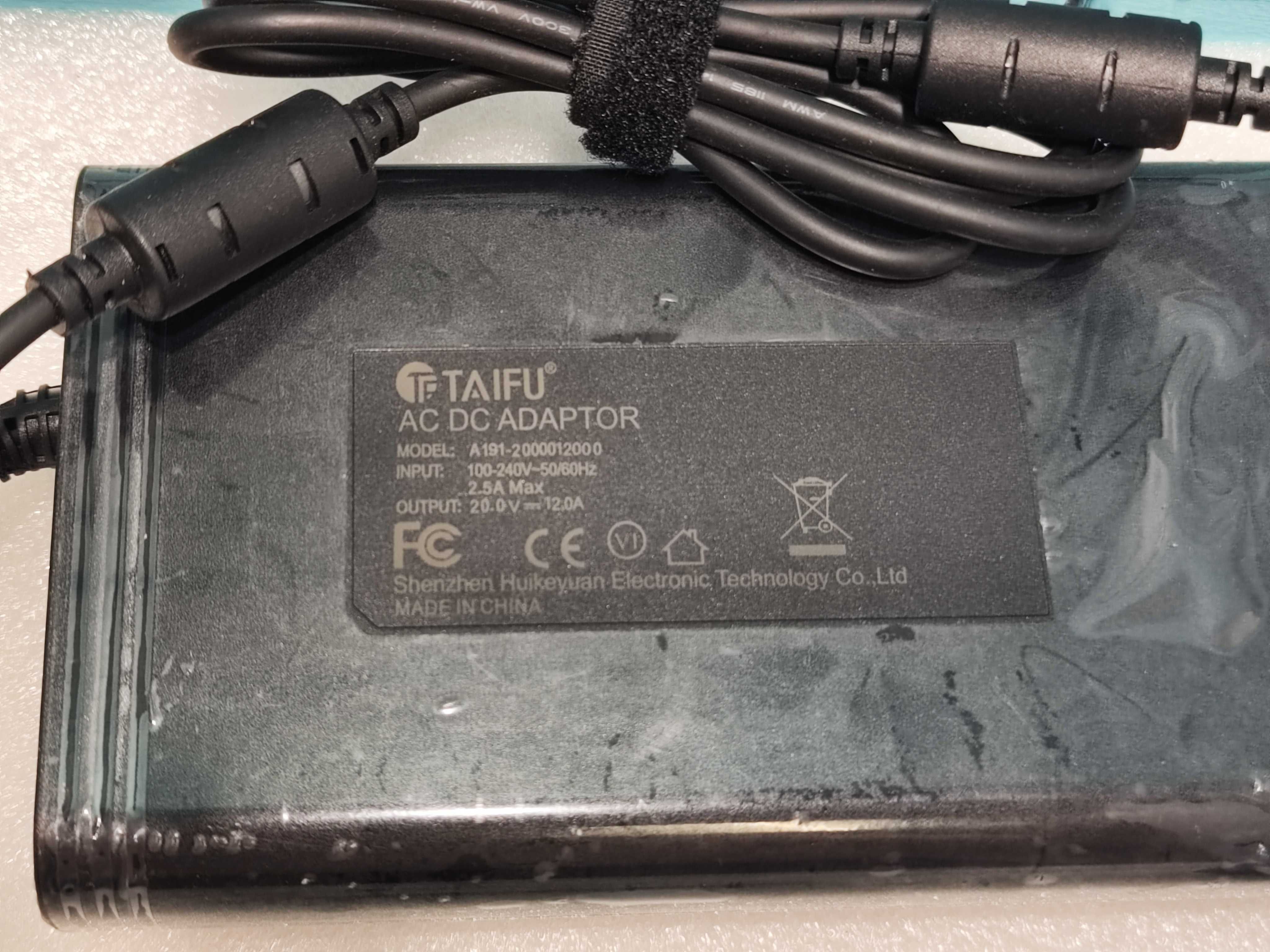 TAIFU 240W захранване 20V/12A за MSI GE66/GE76/GP76 лаптопи