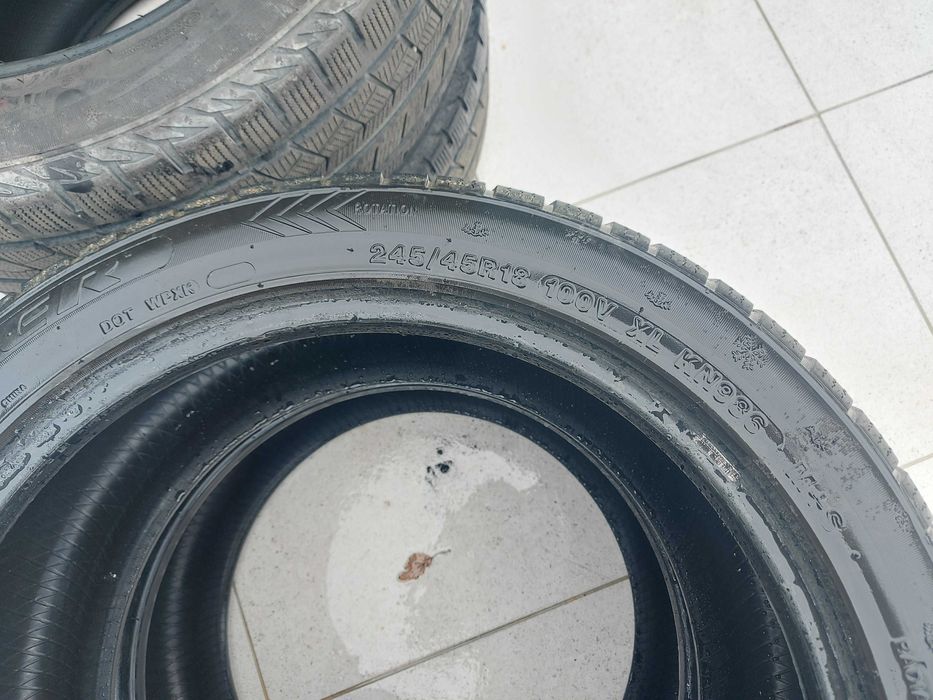 Anvelope IARNA M+S 245/45 R18 - Stare foarte buna - Pret per bucata