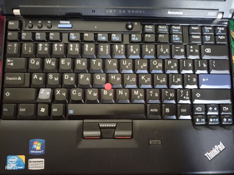 Lenovo x201 qora rangda