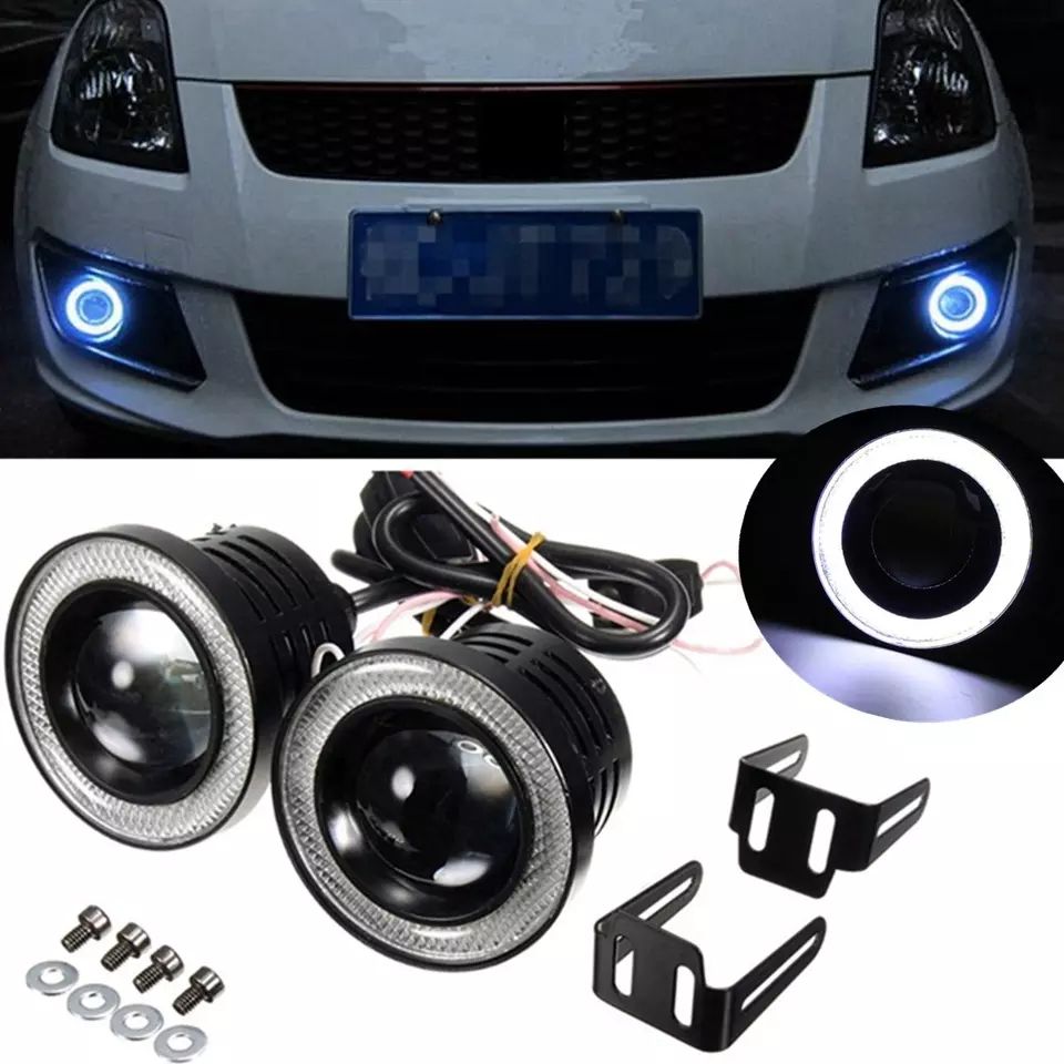 Proectoare Ceață Cu Lupă Și Angel Eyes/ 64,76,89mm