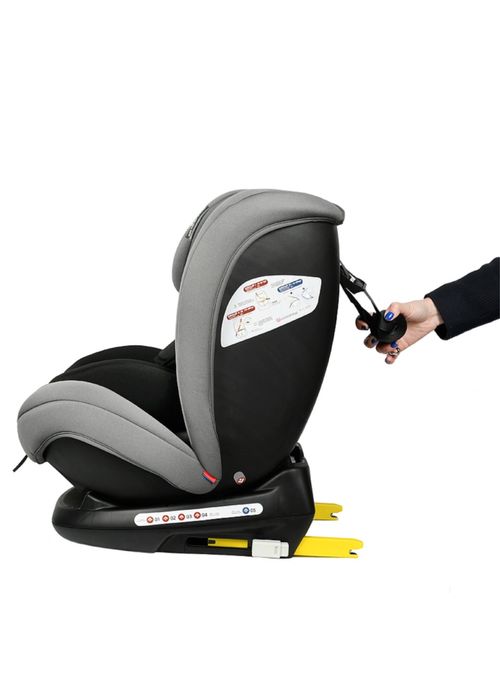 Scaun Auto Riola cu Isofix BUF BOOF Grey 0 36 kg