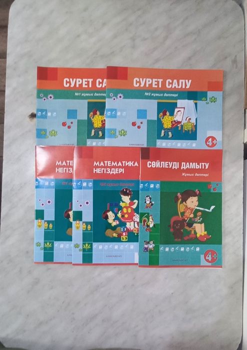 Рабочие тетради 4+, 5+