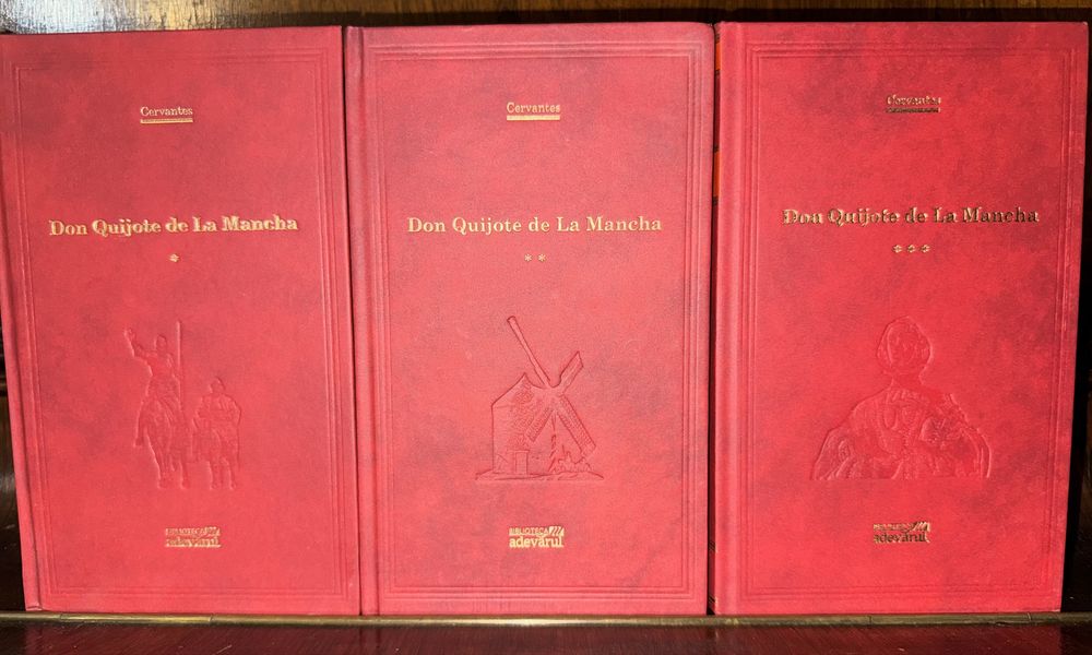 Don Quijote - Cervantes - 3 volume
