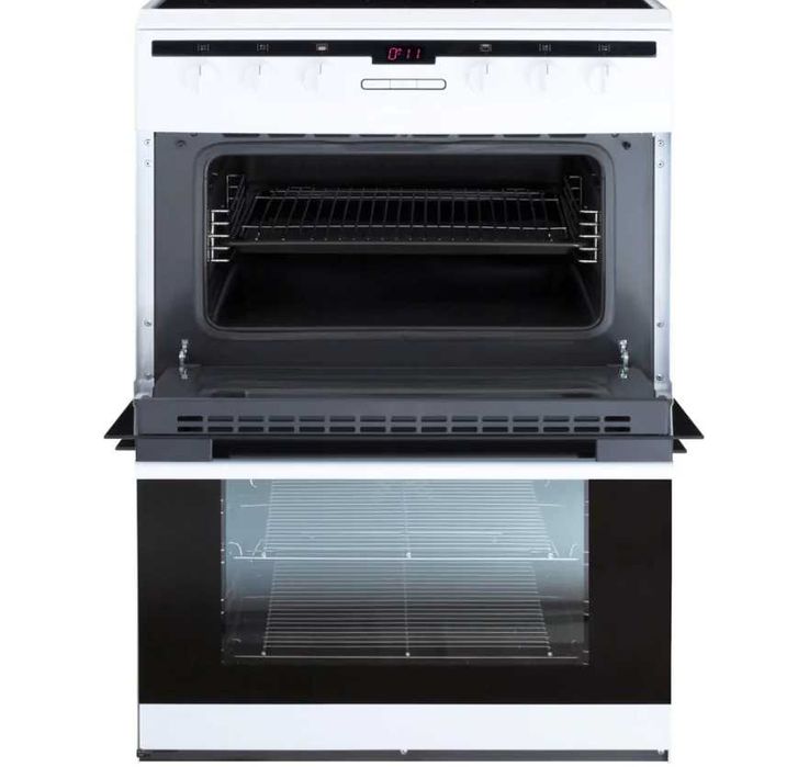 Amica 60 см. електрическа двойна фурна с керамичен плот