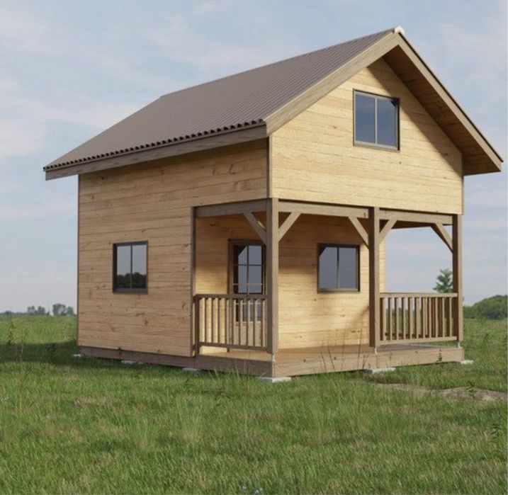 Casute tip casa sau Aframe la cheie modulare