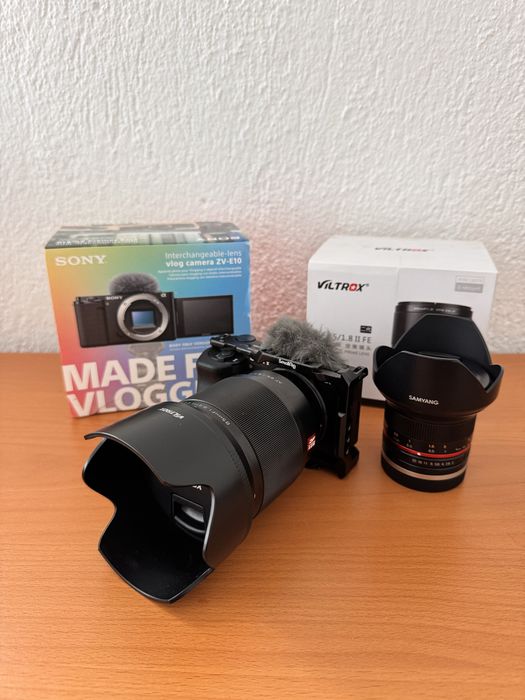 Комплект Sony ZV-E10 с два обектива и ГАРАНЦИЯ