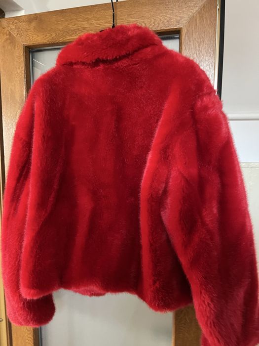 Jacheta blana artificiala M