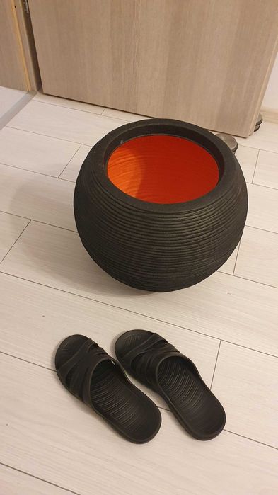 Ghiveci Flori - Jardiniera rotunda - BRASOV- 33x40x130 cm