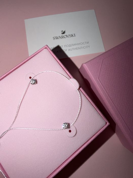 Сережки гвоздики Swarovski