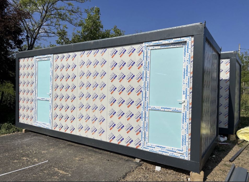 Vand containere modulare standarde birou chiosc show room paza santier