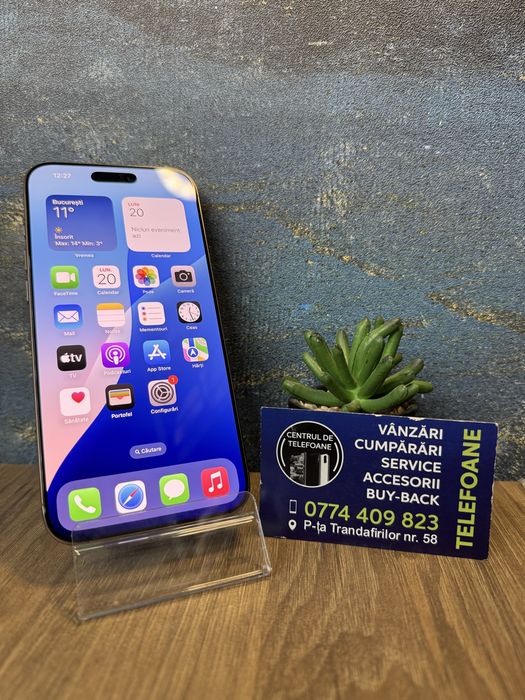 Iphone 16 Pro Max/256Gb/Garantie 2Ani Centrul de Telefoane/Rate