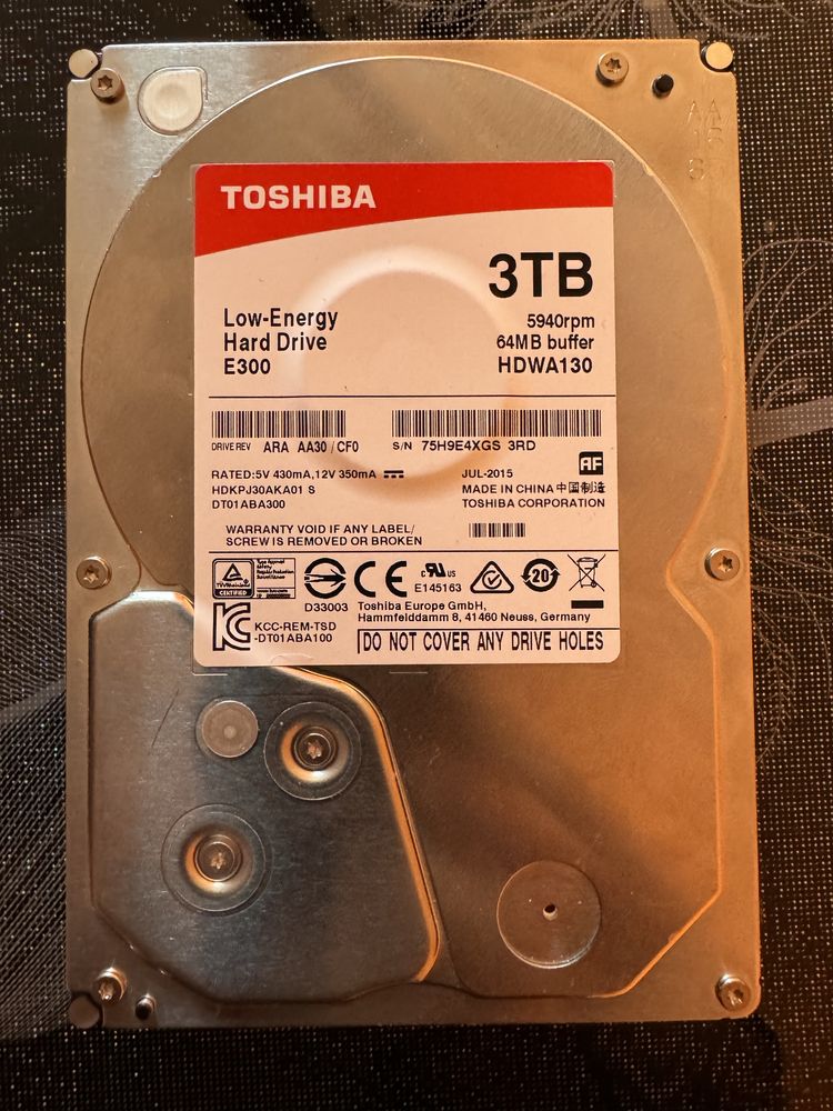 HDD 3tb Toshiba