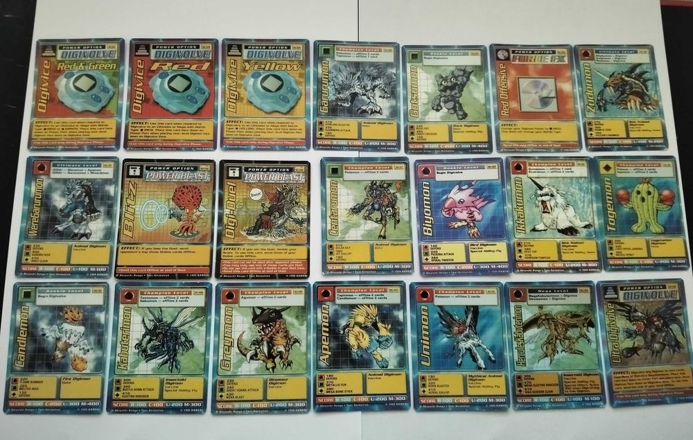 Digimon Duel Trading Cards - 1999 BANDAI