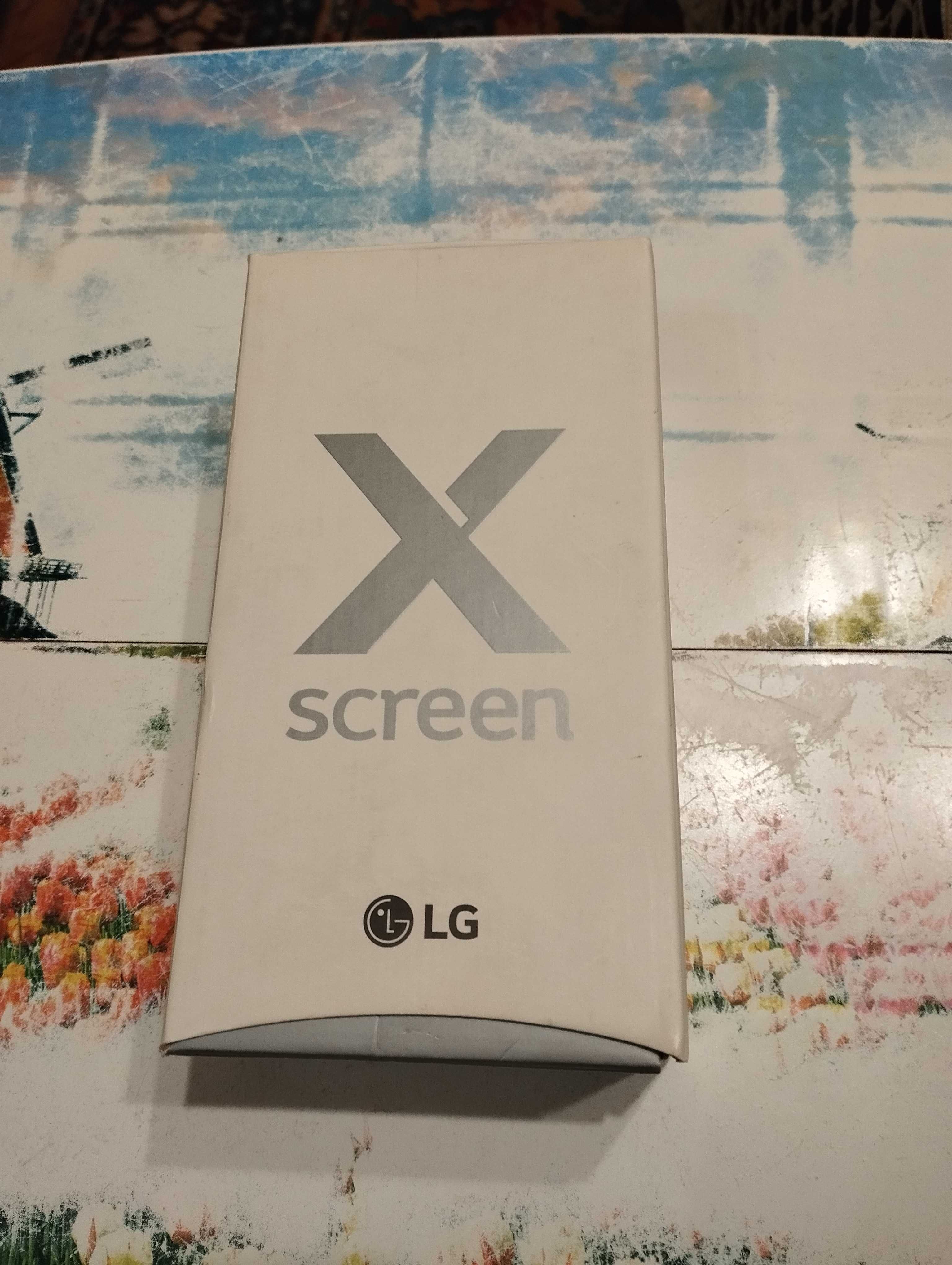 Смартфон LG X Screen, Работещ отлично, запазен.