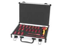 Set chei clichet tubulare PARKSIDE  20 bucati 1/4 inch 1000v VDE trusa