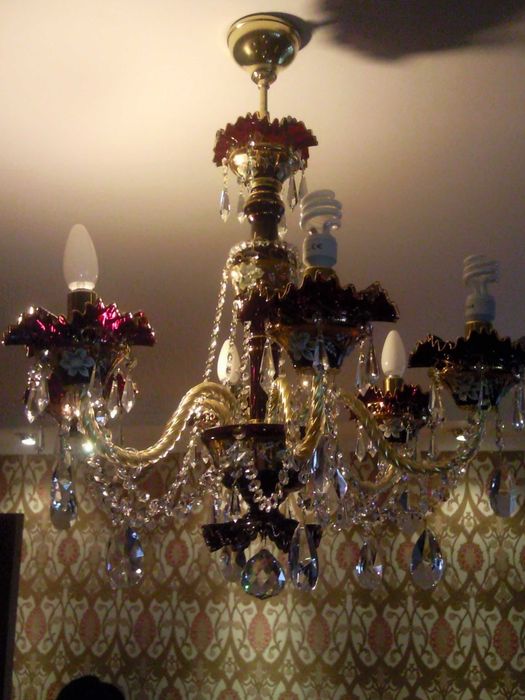хрустальная люстра элит Богемия