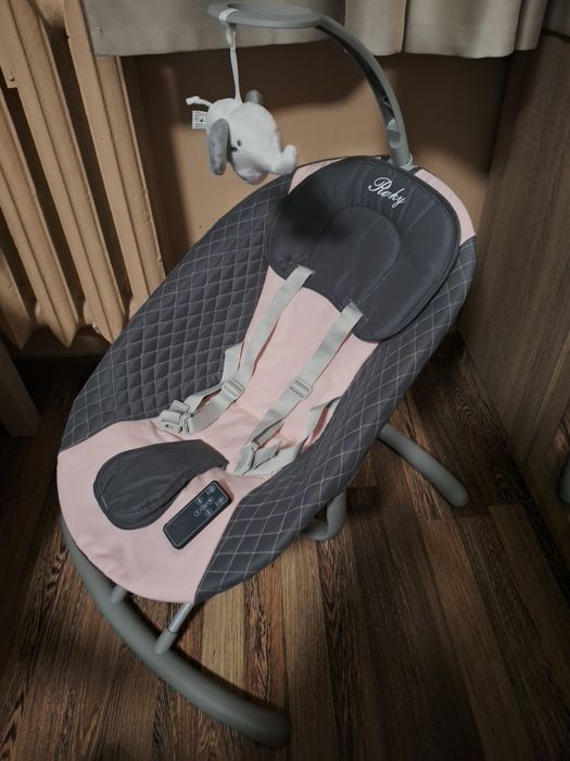 Електрическа люлка Moni - Rocky, розова