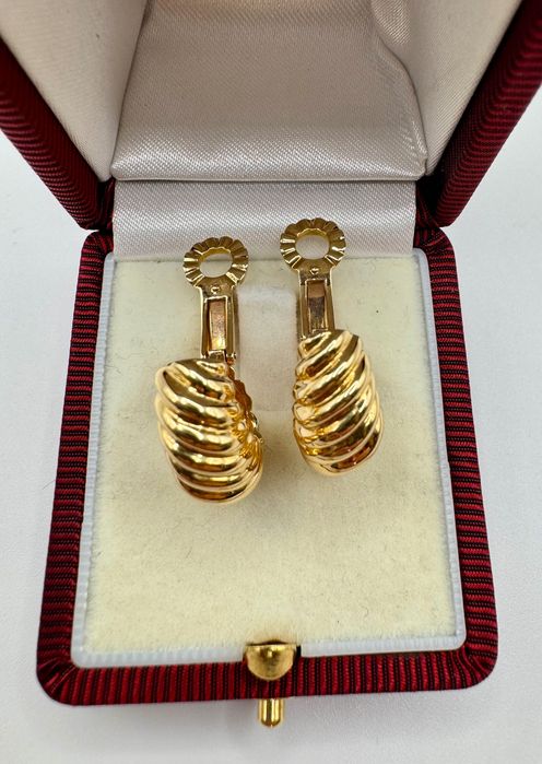 Обеци Cartier златни