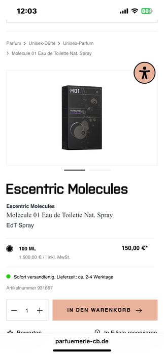Parfum molecule 01