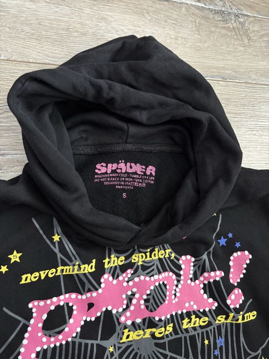 Spider pink hoodie