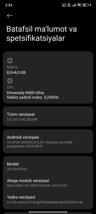 Poco x7 pro 5G 8+8/256 gb