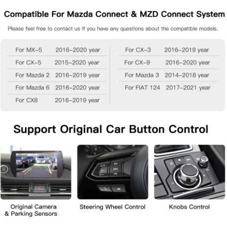 Кабелна версия на AndroidAuto/CarPlay молул за Mazda