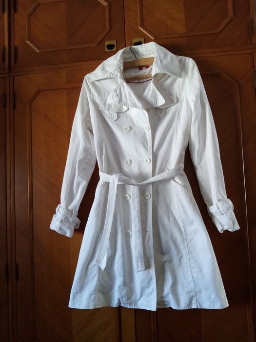 Trench alb dama L