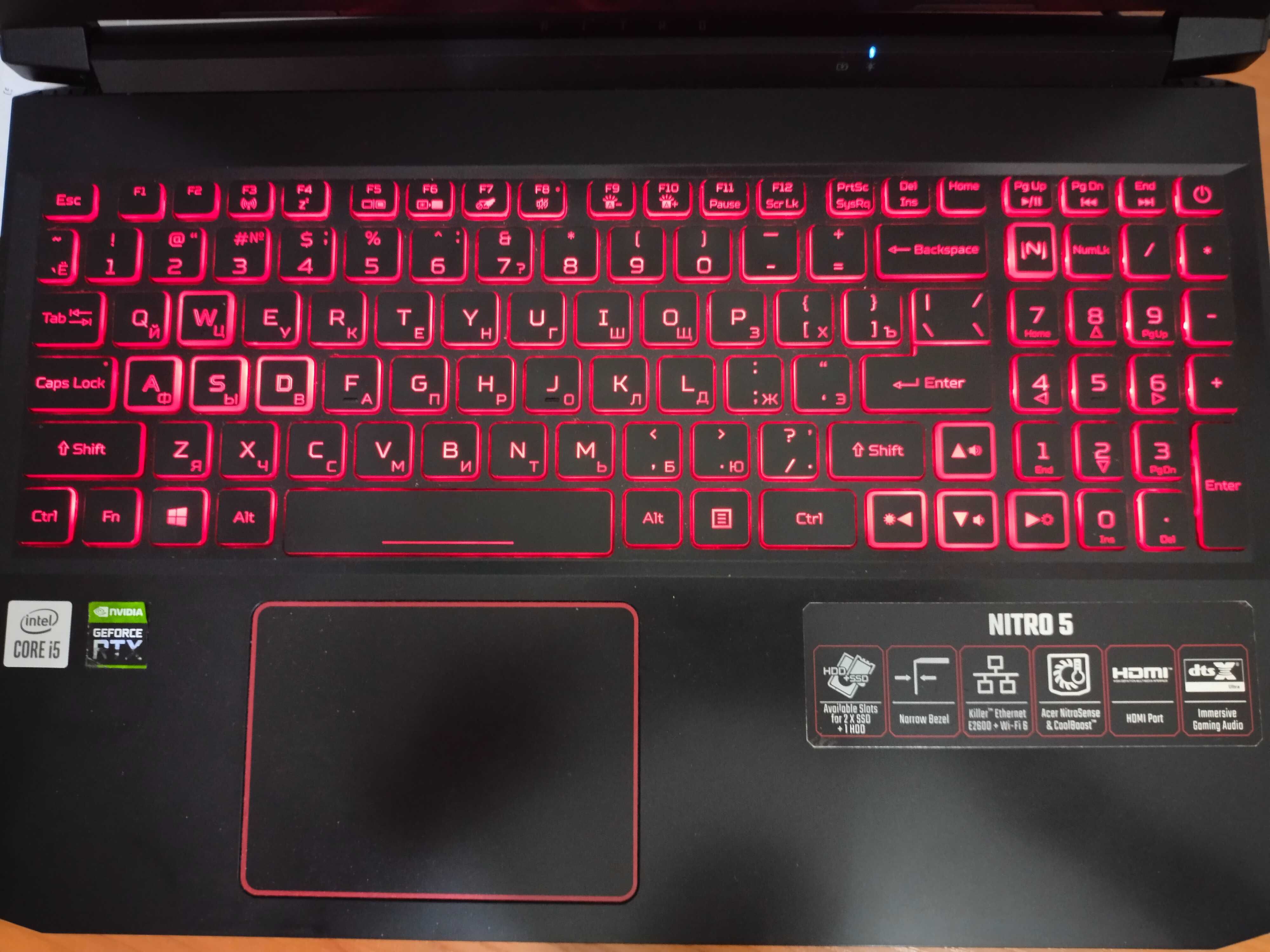 Acer NITRO 5 игровой ноутбук RTX 3050