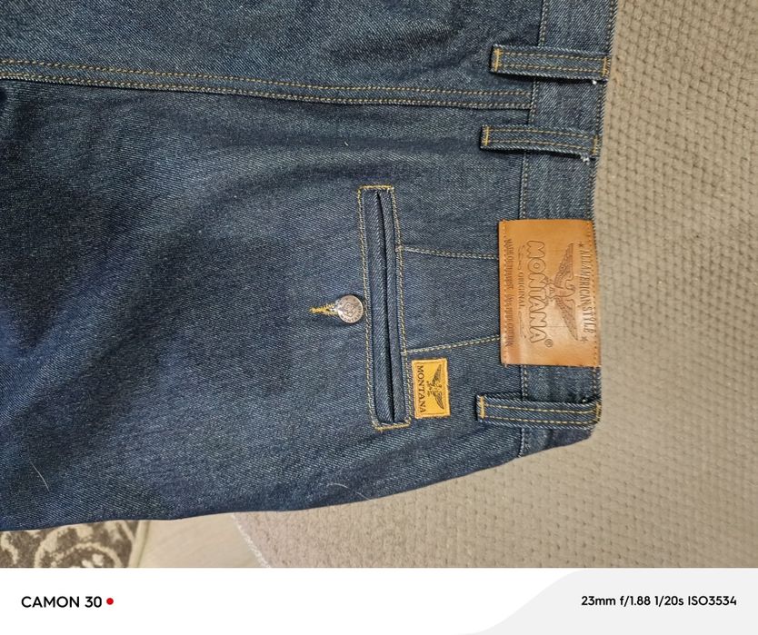 Джинсы Монтана сырой деним