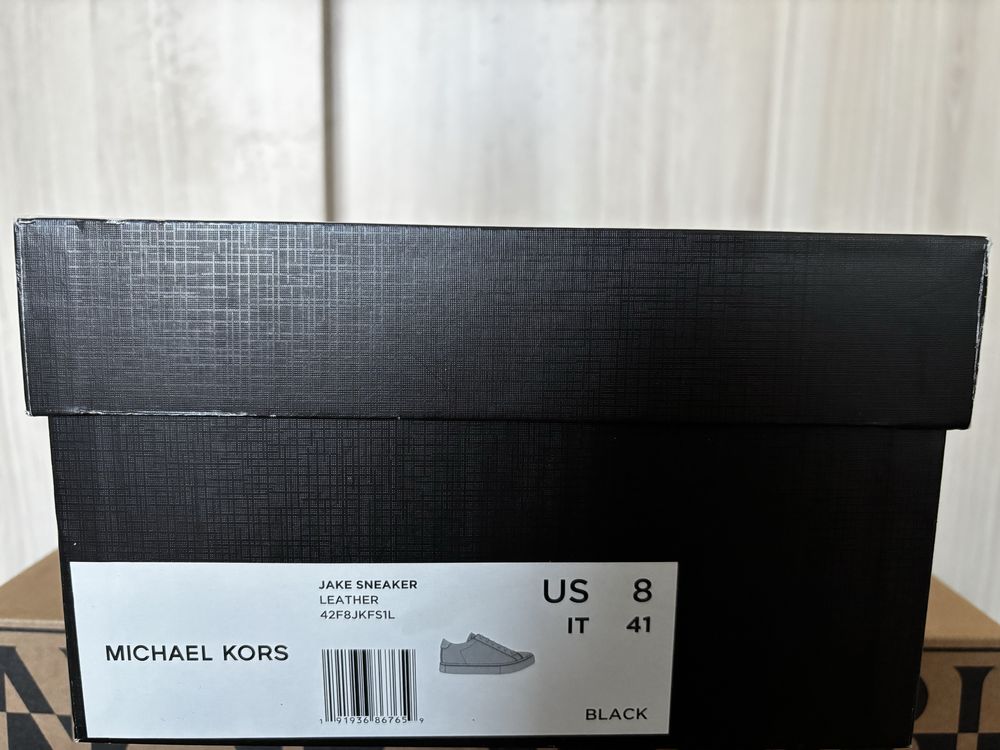 Michael Kors Мъжки Черни Кожени Обувки