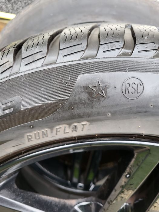 Jante aliaj BMW X1   225/55/R 17 pirelli RunFlat + senzori presiune