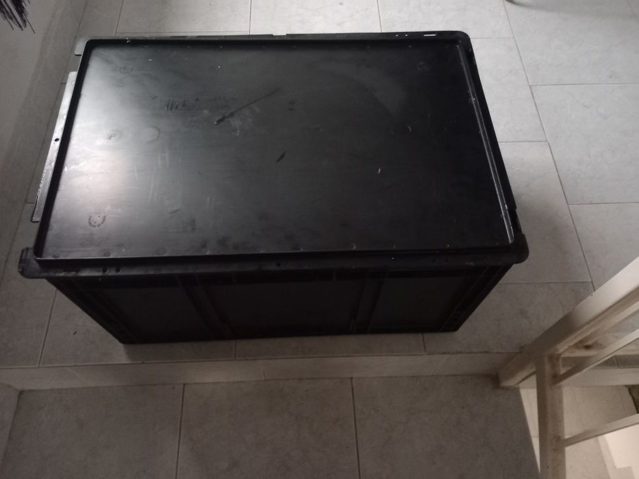 Vând ladă plastic cu capac sau fără pentru depozitare.