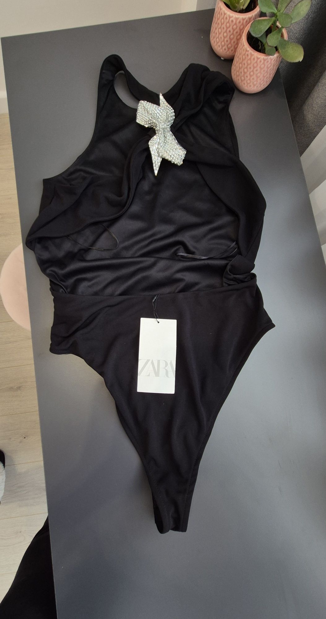 Черно боди Zara-